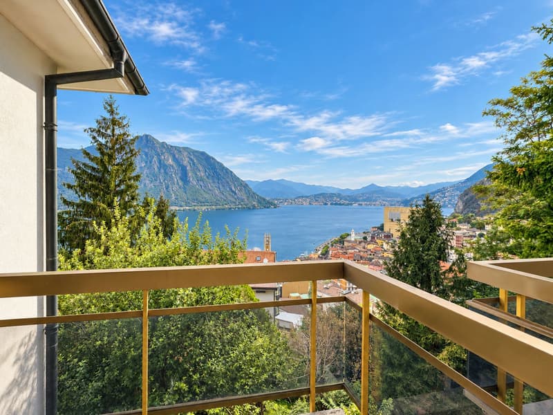 Duplex in villetta vista lago a Campione d’Italia (11)