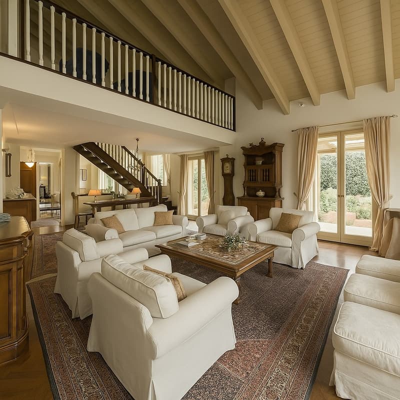 Villa elegante con bel parco e piscina privata in posizione tranquilla e soleggiata (3)