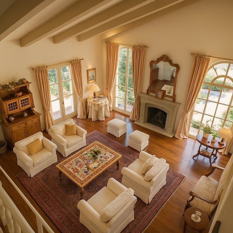 Villa elegante con bel parco e piscina privata in posizione tranquilla e soleggiata (4)