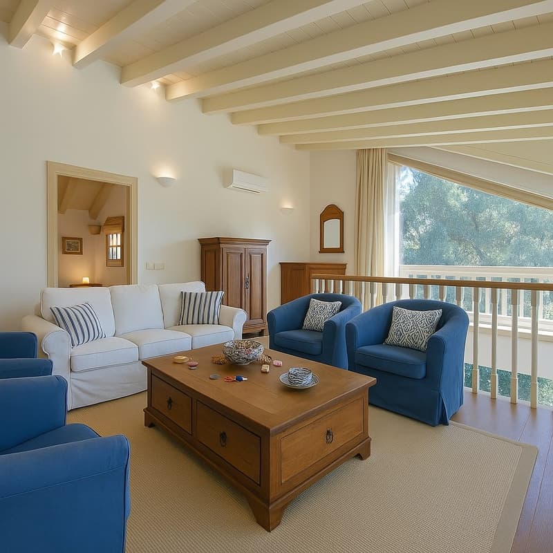 Villa elegante con bel parco e piscina privata in posizione tranquilla e soleggiata (5)
