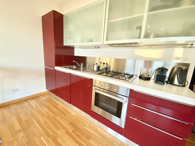 Very beautiful 2-room corner apartment with terrace with solar-heated pool and dreamy lake view (6)