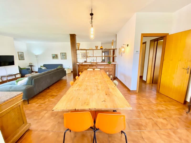 Villa grande e curata in posizione tranquilla e soleggiata con piscina privata e vista da sogno sul lago. (6)