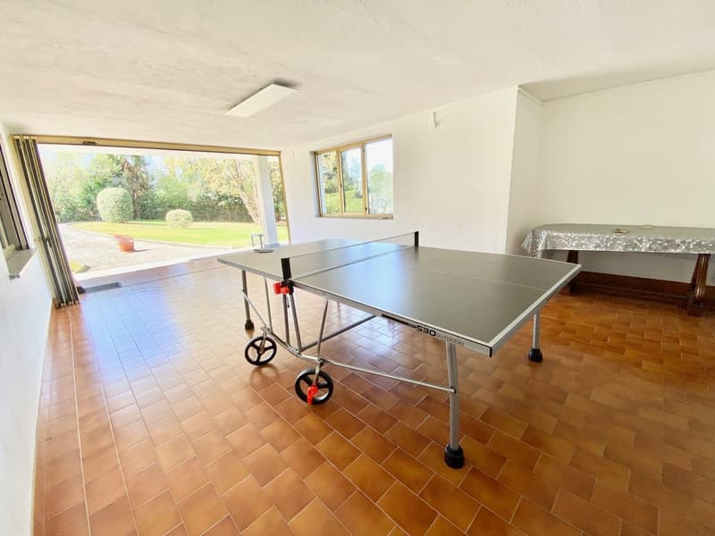Villa grande e curata in posizione tranquilla e soleggiata con piscina privata e vista da sogno sul lago. (16)