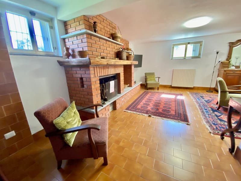 Villa grande e curata in posizione tranquilla e soleggiata con piscina privata e vista da sogno sul lago. (14)