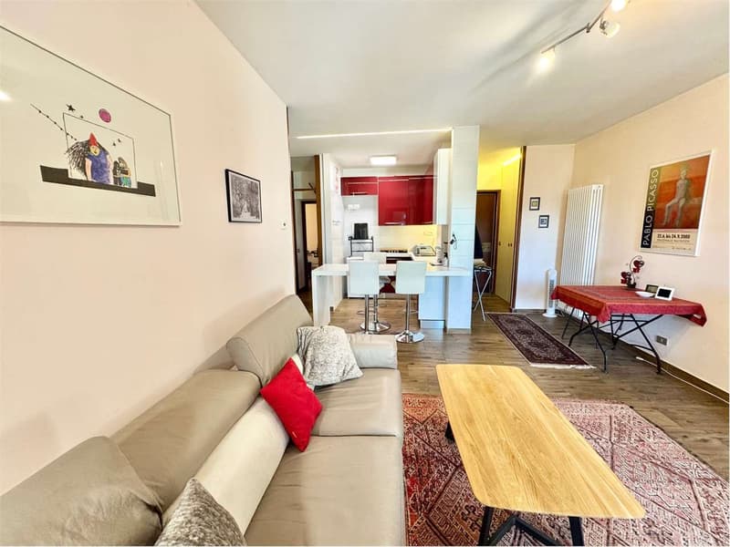 Three-room apartment with garden, large terrace and lake view (4)