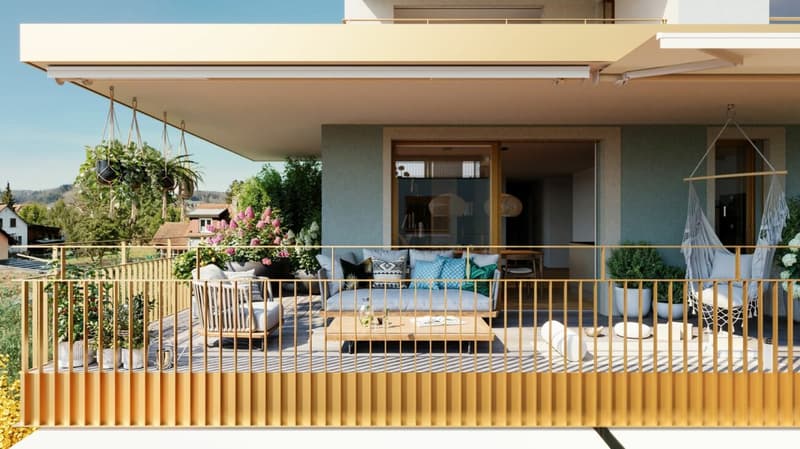 4½ room apartment in the idyllic Töss setting. (2)