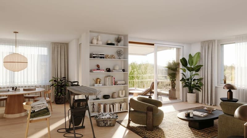 2½-room attic apartment in Tössidyll (1)