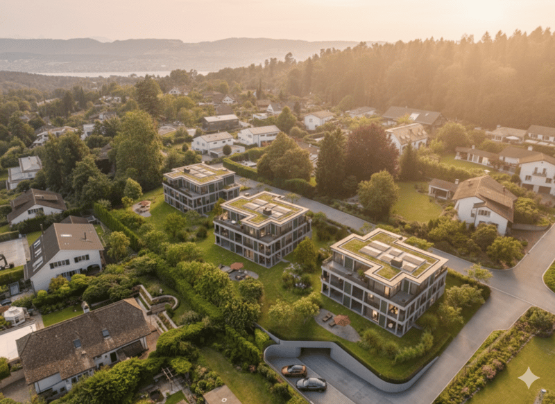 Eine Gartenwohnung wie ein Einfamilienhaus im Peteracher in Zumikon. (6)