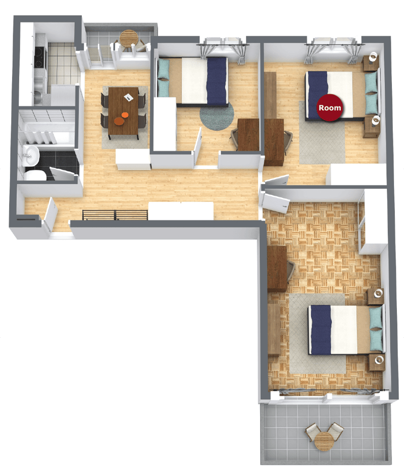 Modernes Coliving im lebendigen Zürich Oerlikon (16)