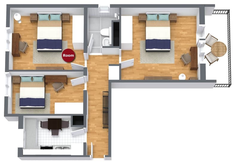 Zimmer in einer WG (4)