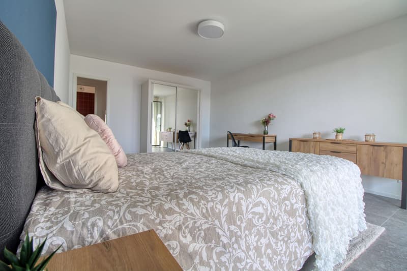Appartement vivant spacieux à Crissier avec balcon privé (5)