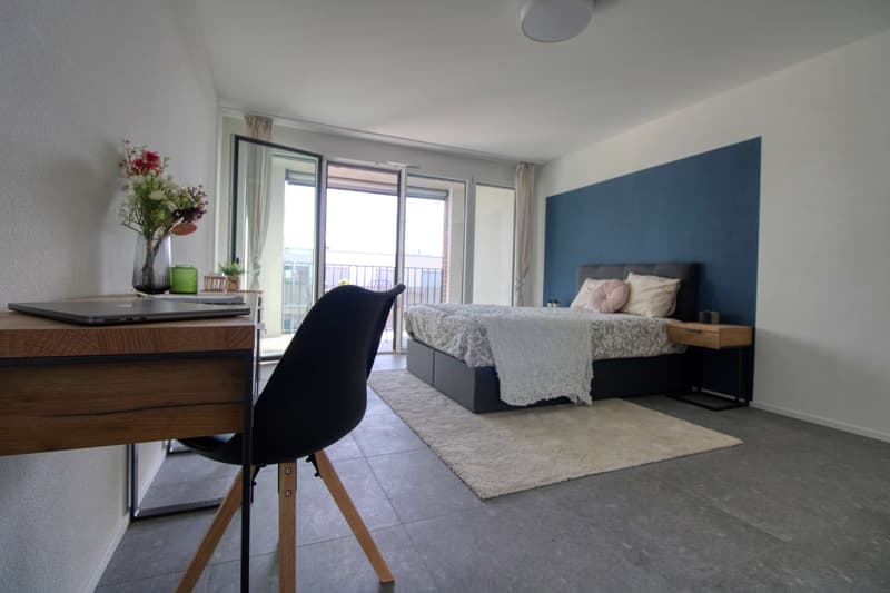 Appartement vivant spacieux à Crissier avec balcon privé (2)