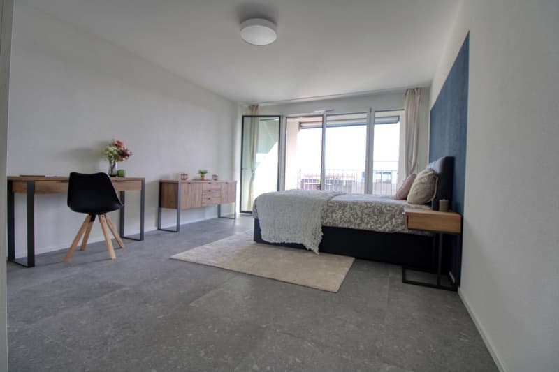 Appartement vivant spacieux à Crissier avec balcon privé (1)