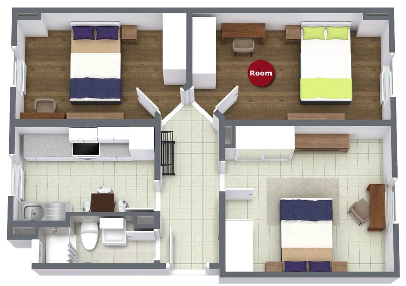 Möbliertes WG-Zimmer in Zürich (2)