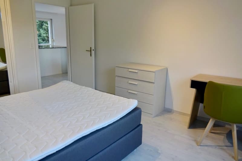 Möbliertes Zimmer in 4er WG mit grossem Wohnzimmer & Balkon (7)