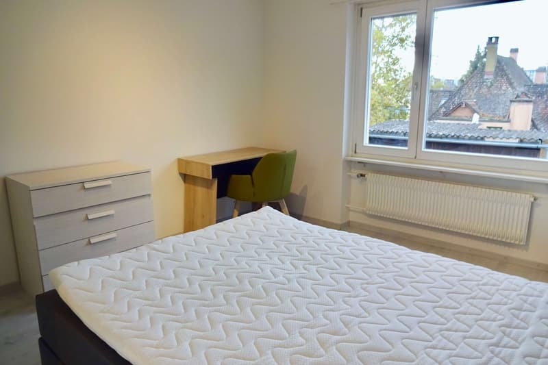 Möbliertes Zimmer in 4er WG mit grossem Wohnzimmer & Balkon (8)