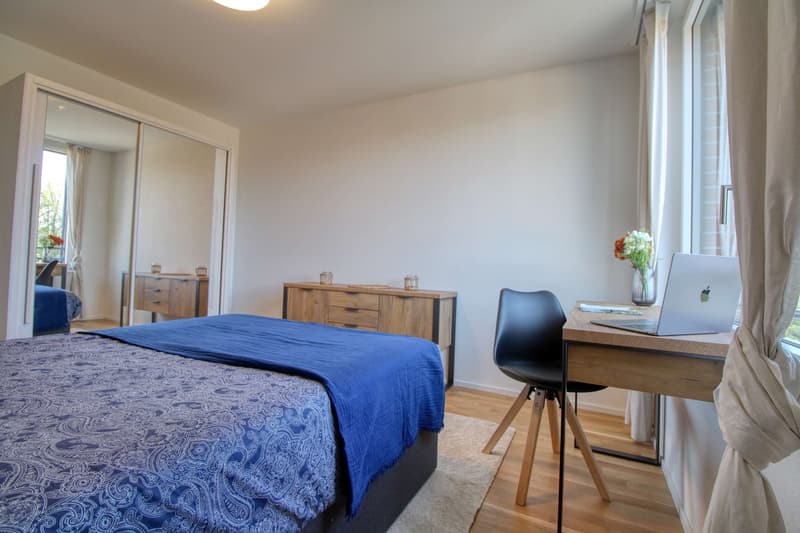 Appartement vivant spacieux à Crissier avec salle de bain privée (3)