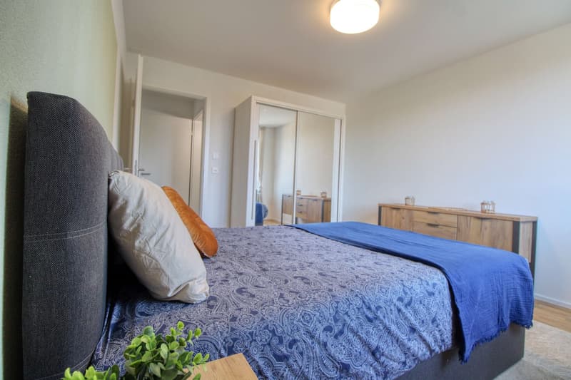 Appartement vivant spacieux à Crissier avec salle de bain privée (4)
