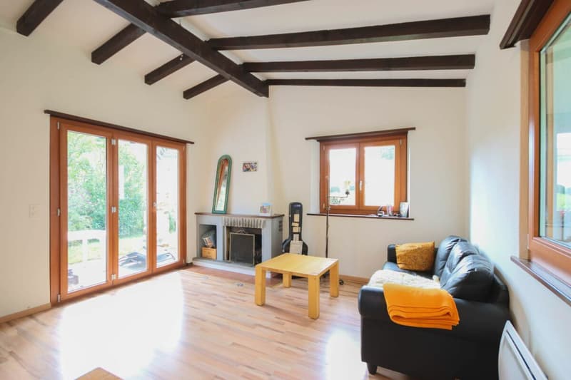 Maison de vacances sur un grand terrain constructible dans un endroit calme entouré de verdure (4)