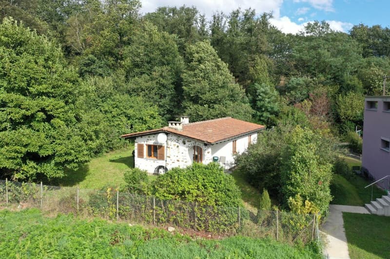 Maison de vacances sur un grand terrain constructible dans un endroit calme entouré de verdure (2)