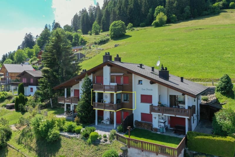 Gemütliche 2½-Zimmer-Ferienwohnung mit atemberaubender Panoramaaussicht (1)
