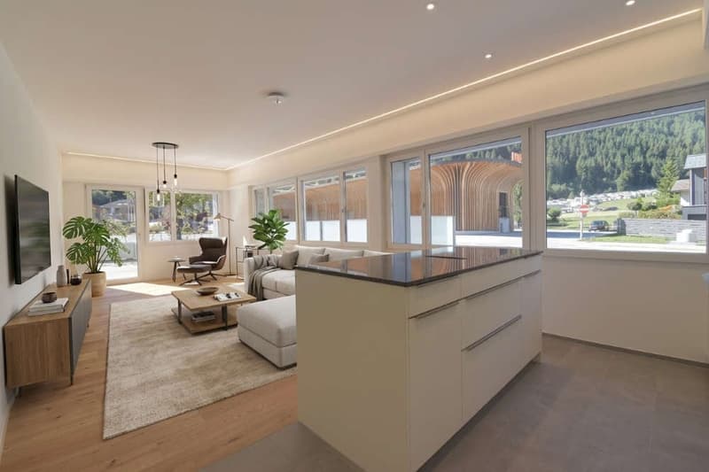 Neue Erstwohnung mit grossem Aussenplatz und Garten (2)