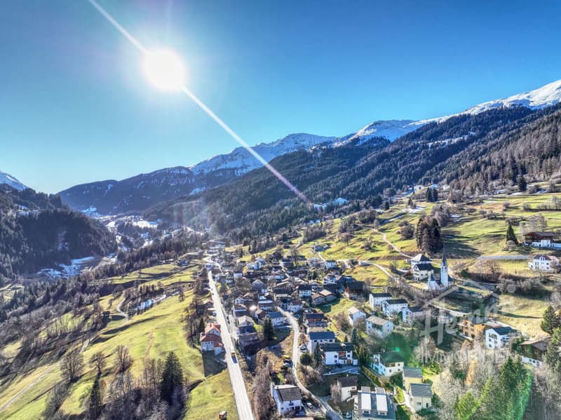 Sonnige Aussicht