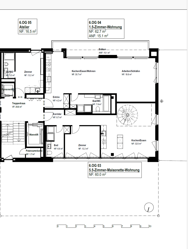 5½-Zimmer-Penthouse mit Dachterrasse und Weitblick (10)