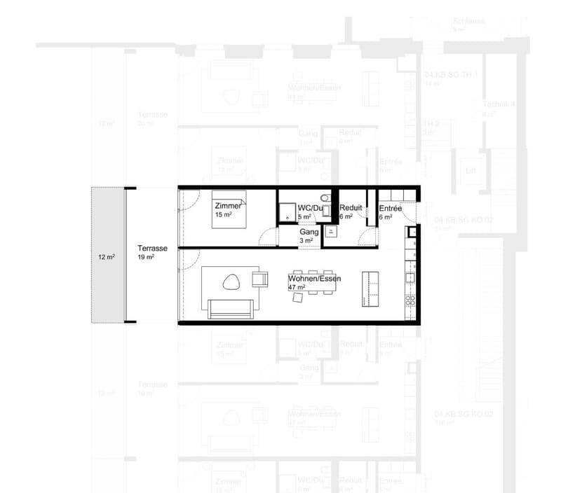 Erstvermietung - Grosszügige Erdgeschosswohnung mit Terrasse (3)