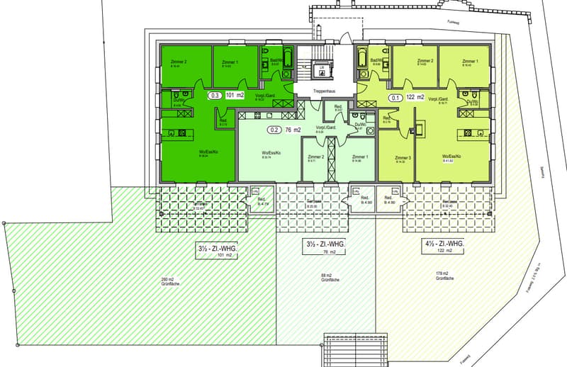 Appartement de plain-pied neuf avec 3,5 pièces, 76 m² et espace de séjour spacieux (6)