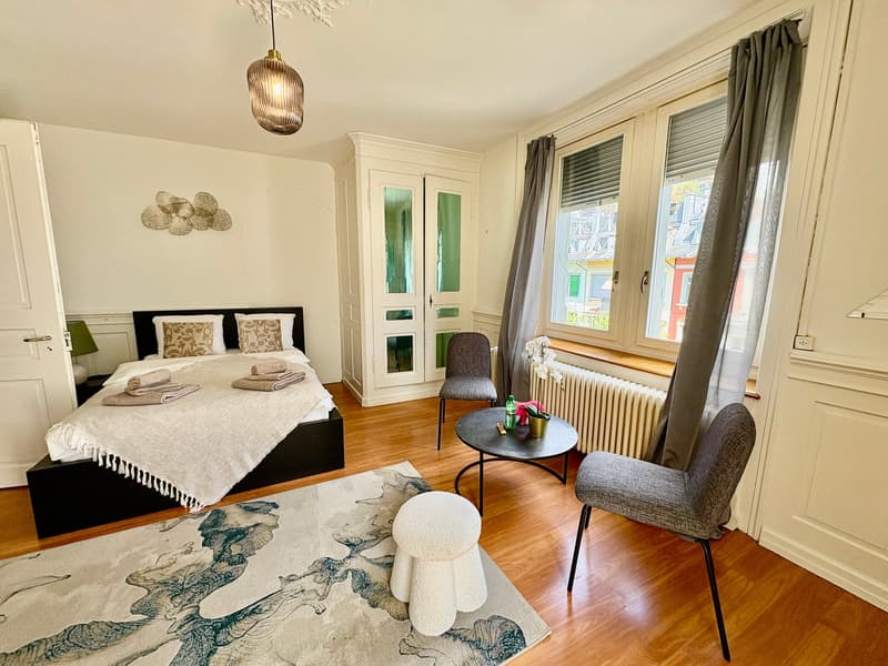 (BEFRISTET/TEMPORARY 31.07.2026) Zwei Stylisches Zimmer (20m2) in einer Jugendstil-Villa-WG (5)