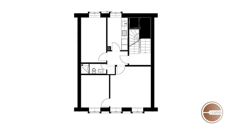 NEU! MODERNES 2-BEDROOM SERVICED APARTMENT / NEW! MODERN 2-BEDROOM SERVICED APARTMENT (14)