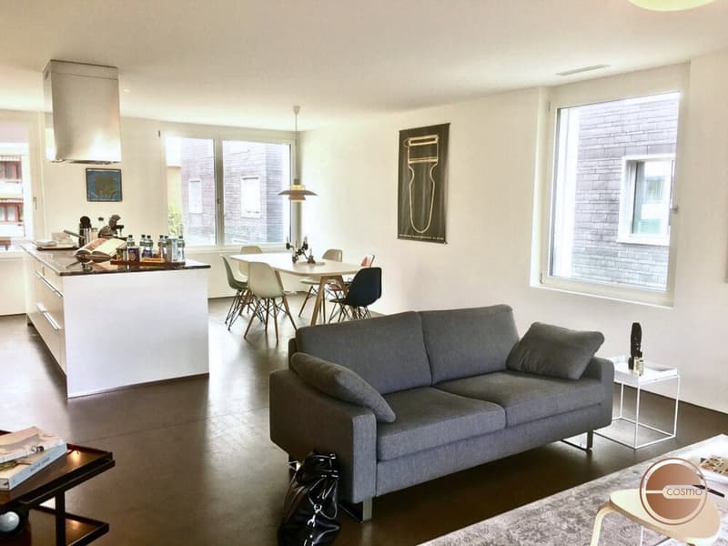 STILVOLLES 4.5 ZI. APARTMENT MITTEN IN DER STADT / STYLISH 4.5 ROOM APARTMENT IN THE MIDDLE OF CITY (1)