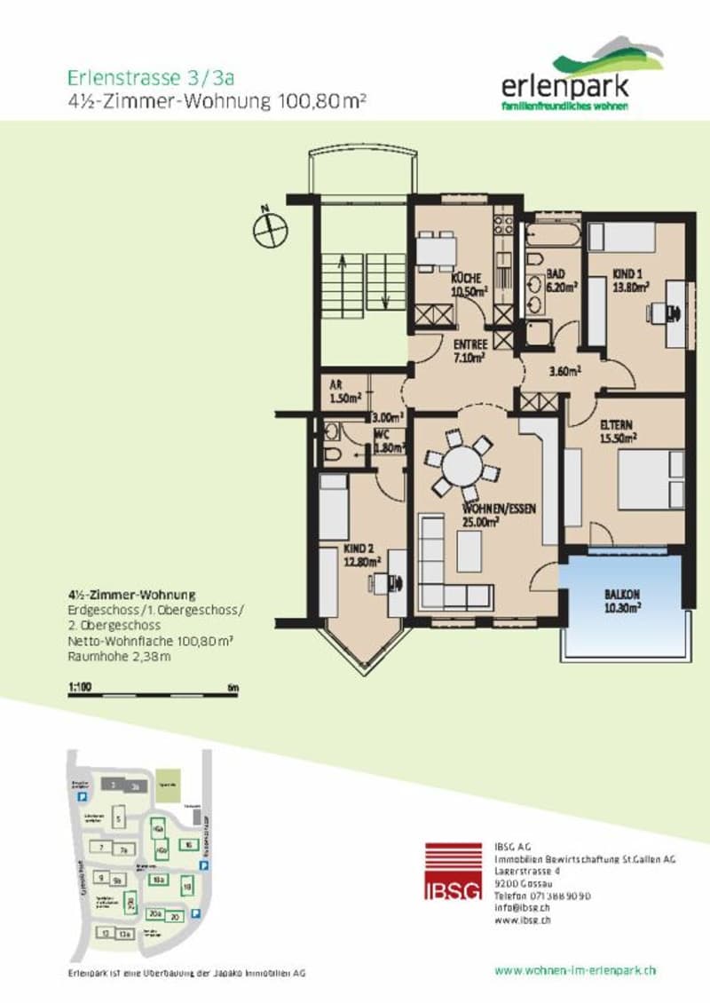 Schöne 4.5 Zimmer-Wohnung zu vermieten (8)