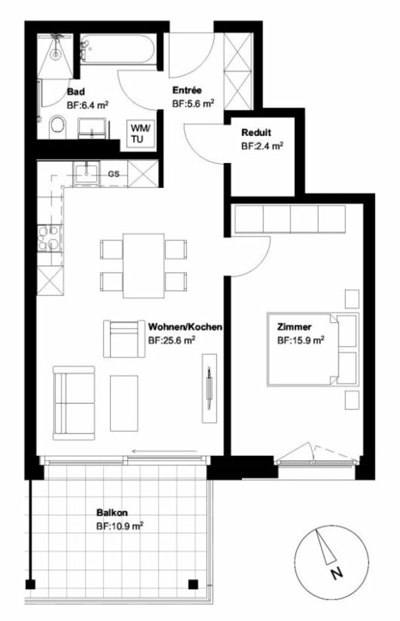 Appartamento esclusivo di 2,5 locali sul lago (7)