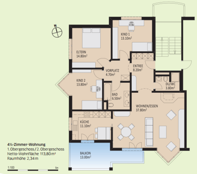 Appartamento familiare attraente (9)