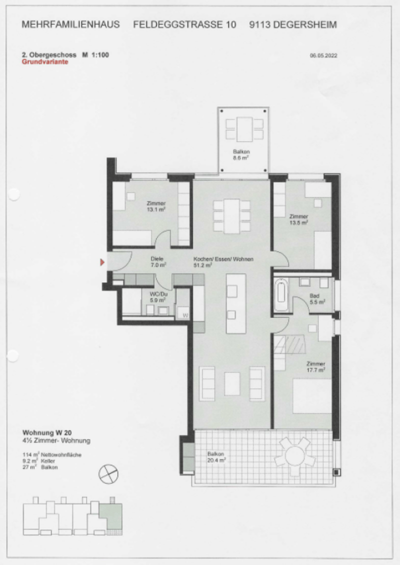 4.5 Zimmer Wohnung «Im Feldegg» Degersheim (8)