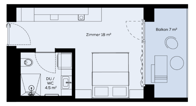 Modern single apartment (8)