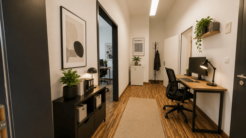 2 uffici luminosi al piano terra, 56 m2 (2)