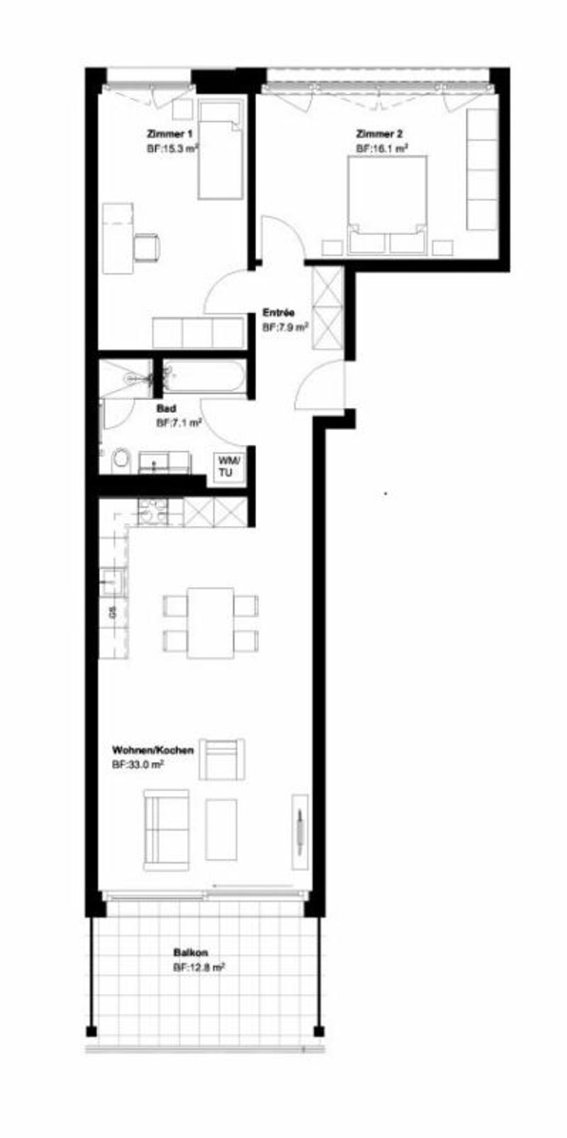 Superba appartamento 3.5 locali sul lago (10)