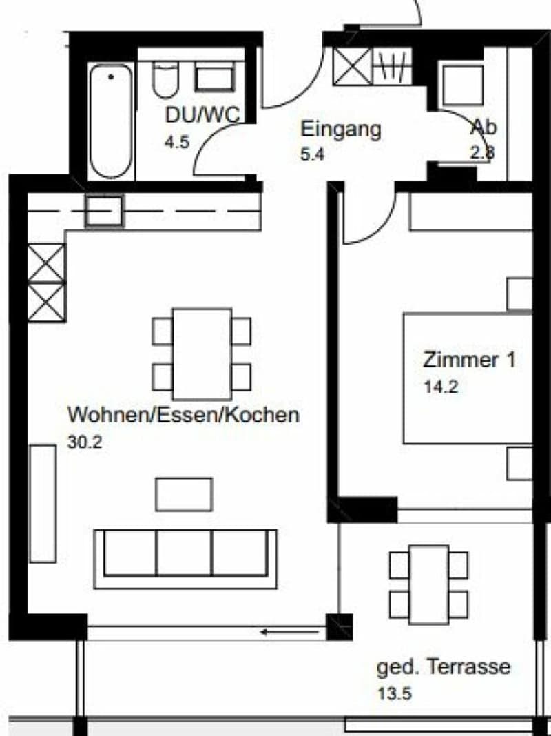 Newly valued 2.5 room apartment (8)