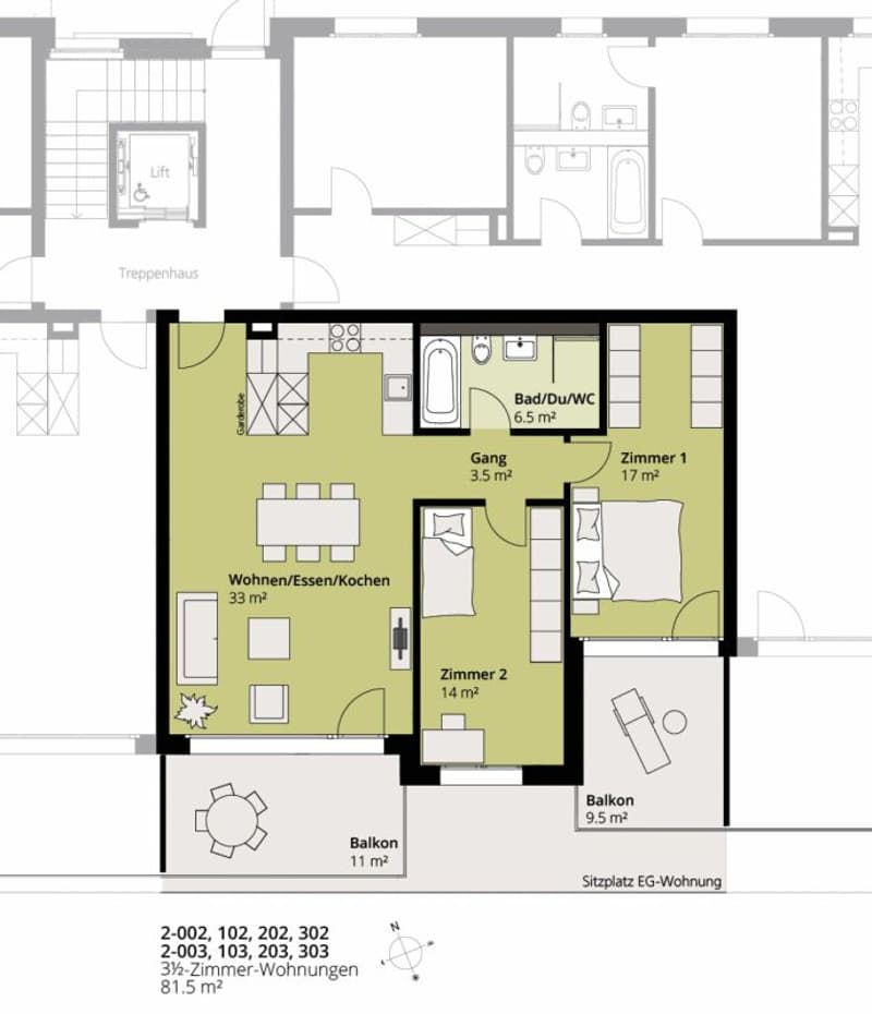 Schöne Wohnung im Grünen (8)