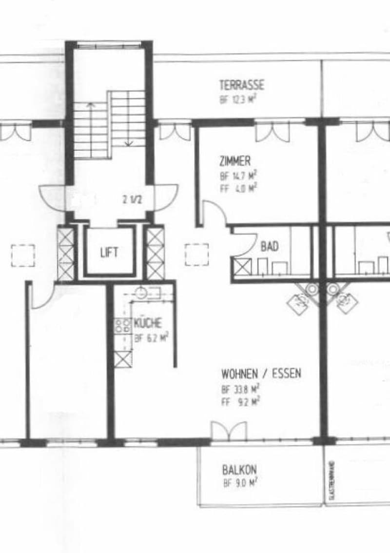 Schöne Stadtnahe 2.5 Zimmer Wohnung (8)