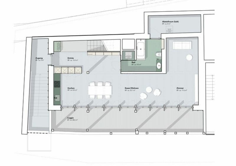 Erstbezug 3.5 bis 4-Zimmerwohnung Maisonette (5)