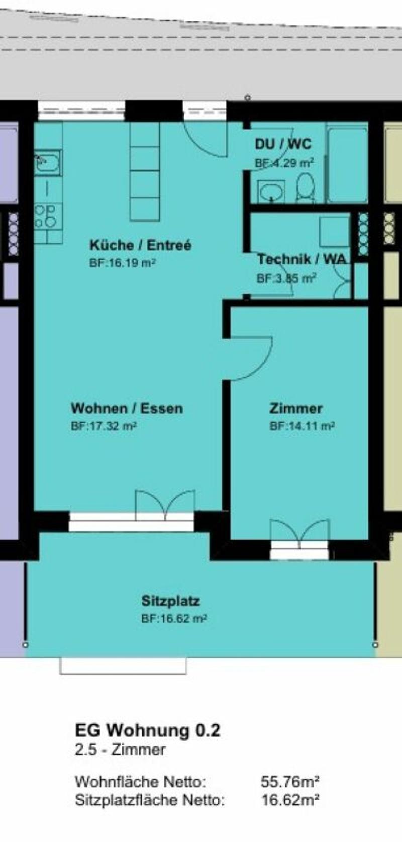 Brugg / 2.5 Zimmer Wohnung 3.3 (9)