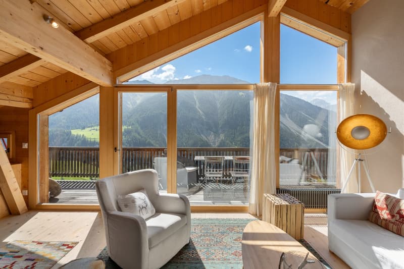 Un refuge avec une vue infinie à Davos Wiesen (2)