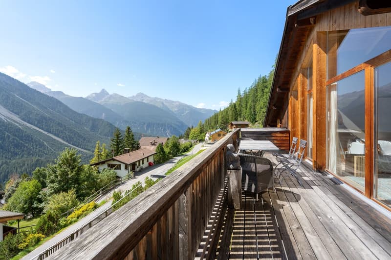 Un refuge avec une vue infinie à Davos Wiesen (6)