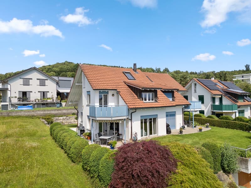 Charmantes 5.5-Zimmer-Doppeleinfamilienhaus in Hedingen (1)