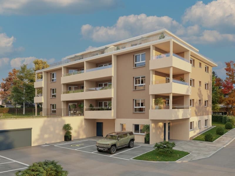 Residential Park South; 4.5 room attic apartment No. 15 with a great view (2)