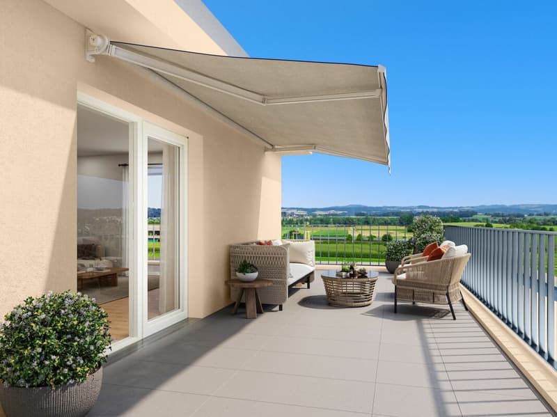 Parco residenziale Sud; appartamento in mansarda 2,5 locali n. 26 con vista panoramica (3)
